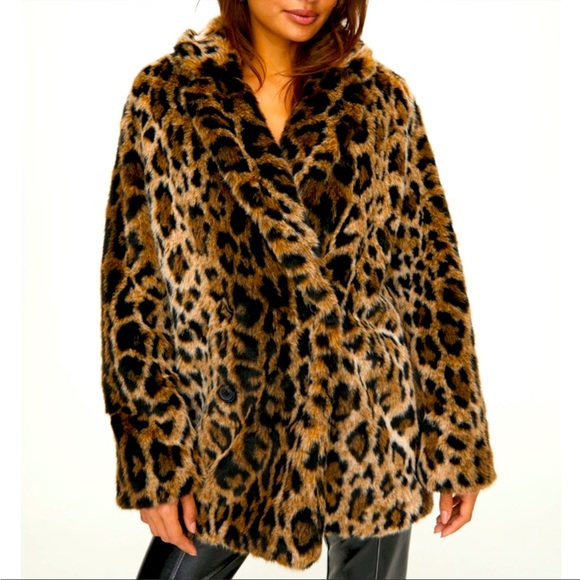 Sunday Best Jackets & Blazers - Mint Condition aritzia Sunday Best Kissy leopard coat, medium, $150